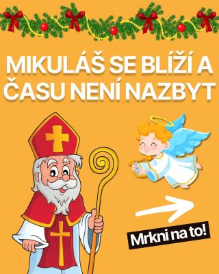 Mikuláš se blíží a ty chceš mít nadílku vyřešenou bez stresu? 🎁✨ Připravili jsme hotové sladké sáčky i krabičky, které...